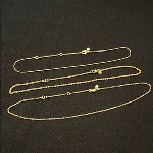 gold madewell necklaces